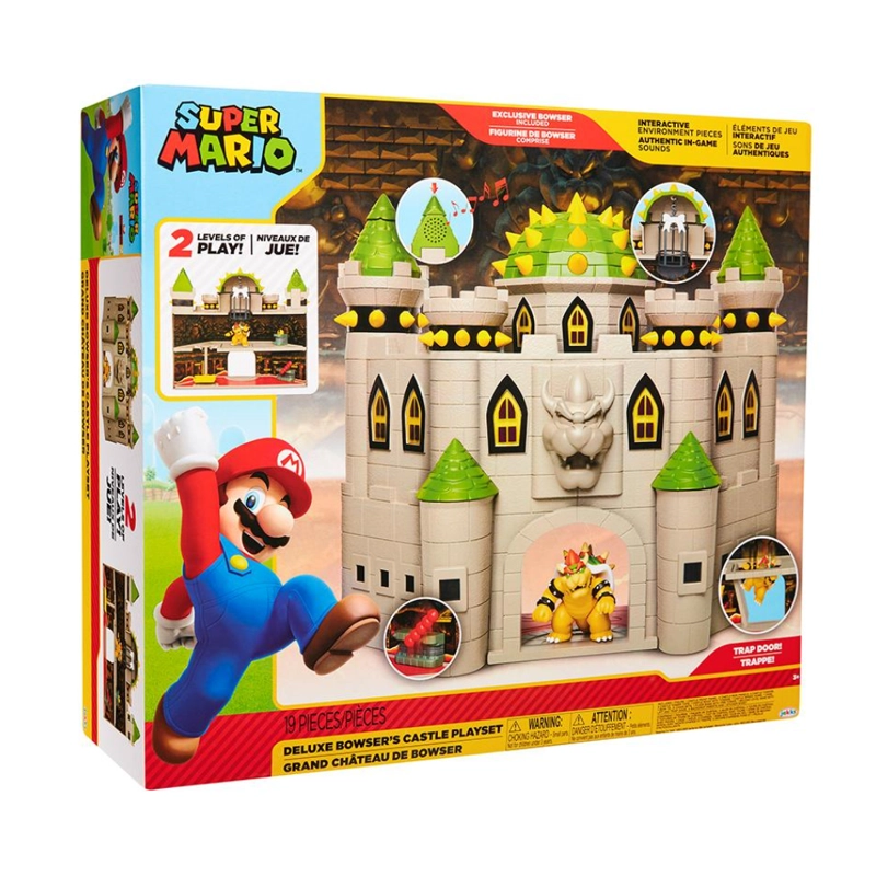 NINTENDO 2.5 BOWSER CASTLE PLAYSET - 1