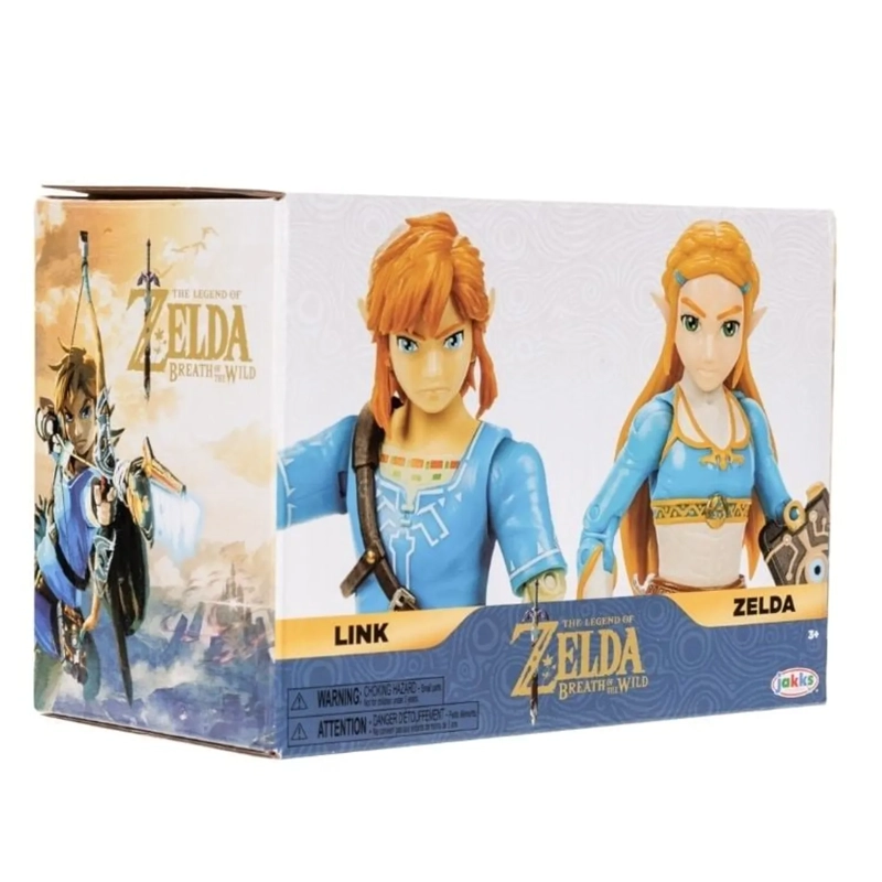 NINTENDO 4' FIGURE 2 PACK: LINK Y ZELDA - 1