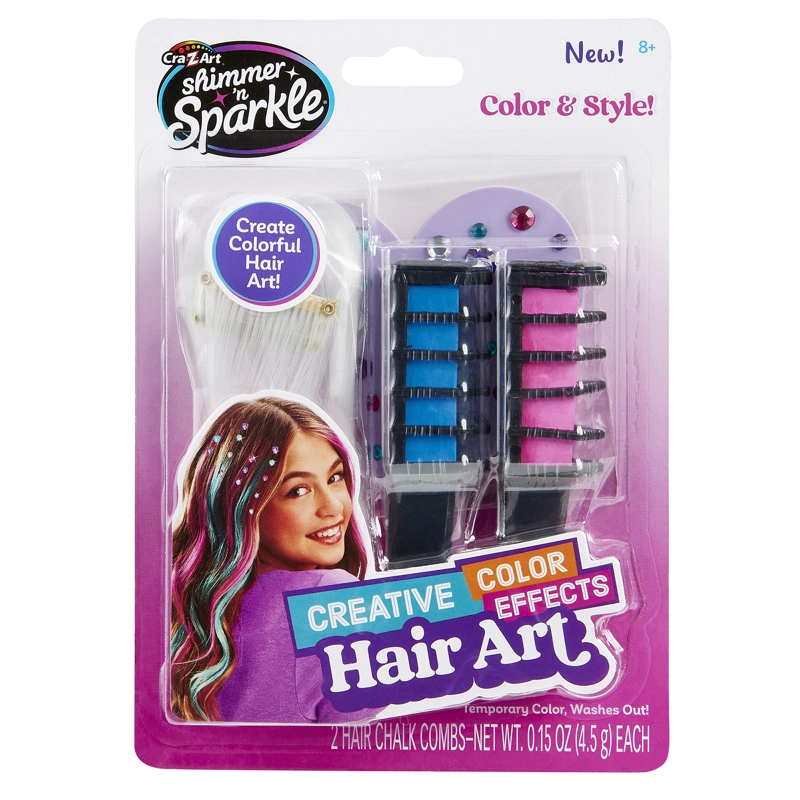 SHIMMER 'N SPARKLE COLOR EFFECTS HAIR ART - PEGGED ITEM - 1