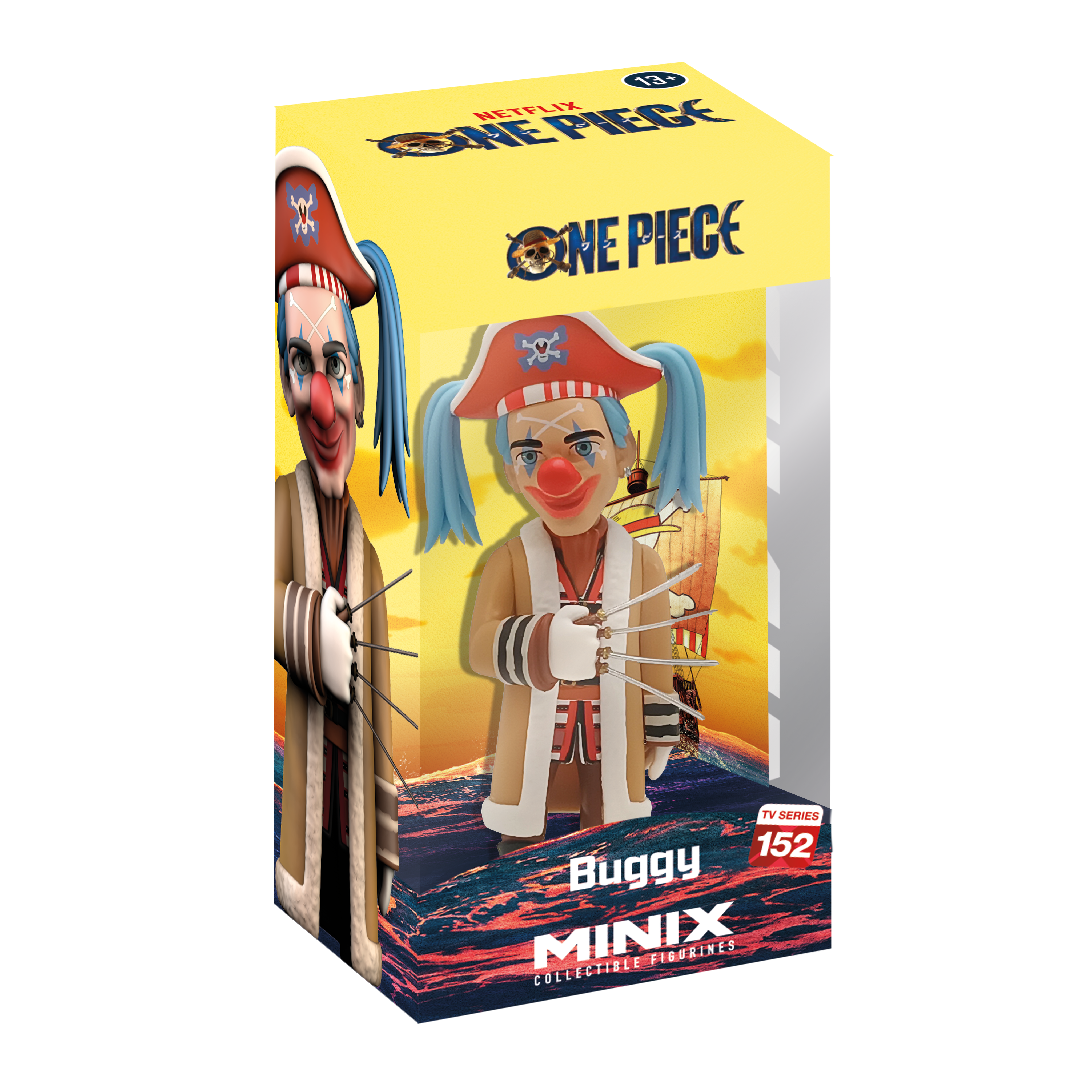 MINIX FIGURINE ONE PIECE-BUGGY - 3
