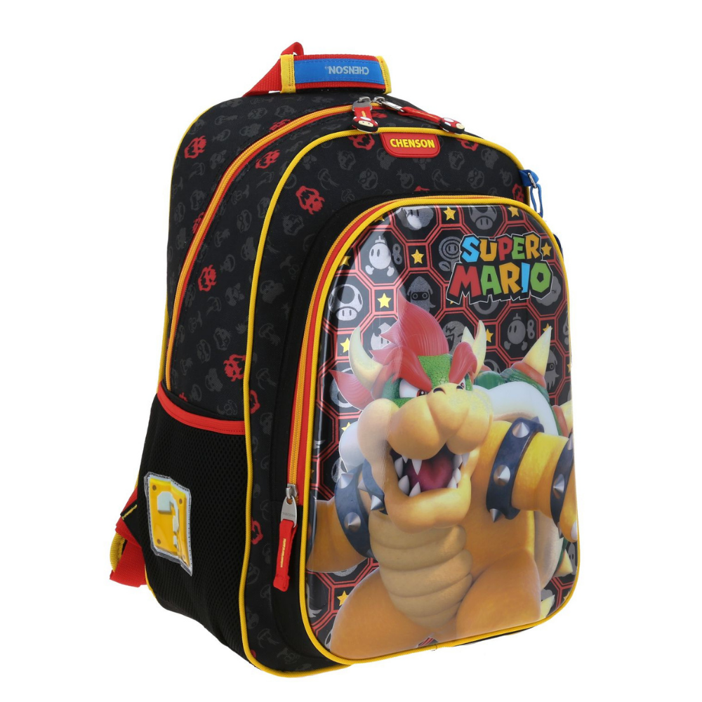 PACK ESCOLAR NINTENDO BOWSER- MOCHILA + LONCHERA + LAPICERA - 2