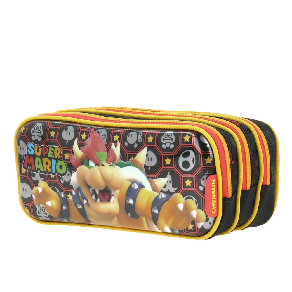 PACK ESCOLAR NINTENDO BOWSER- MOCHILA + LONCHERA + LAPICERA - 3