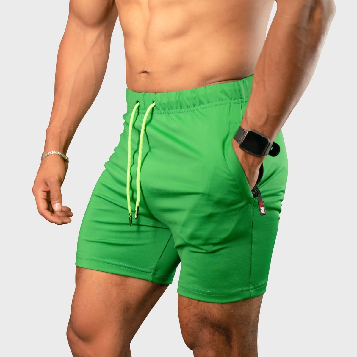 SHORT ENTRENAMIENTO HOMBRE YML SPORT 69062 NEGRO GYM FITNESS - 1