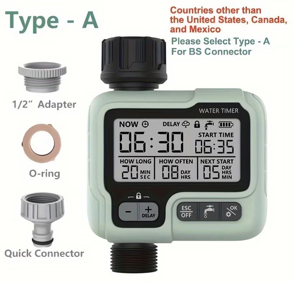TEMPORIZADOR PROGRAMABLE DIGITAL DE RIEGO - 1