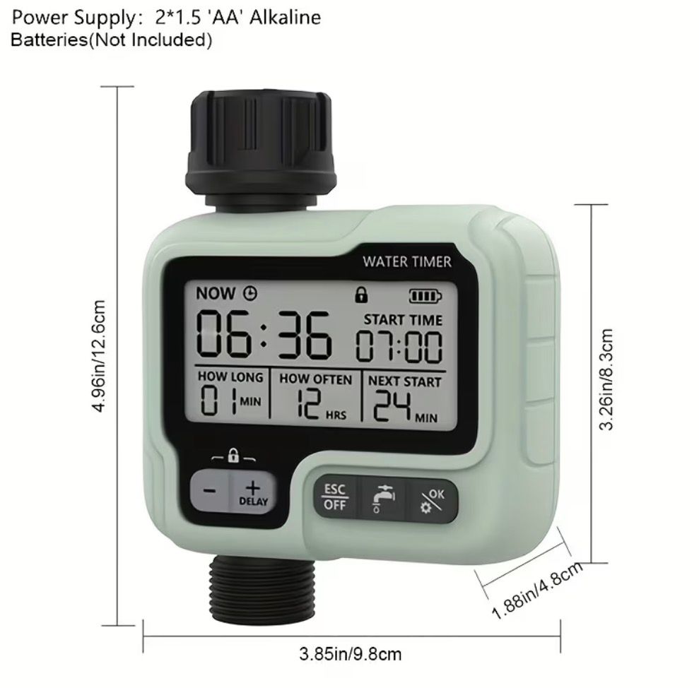 TEMPORIZADOR PROGRAMABLE DIGITAL DE RIEGO - 2