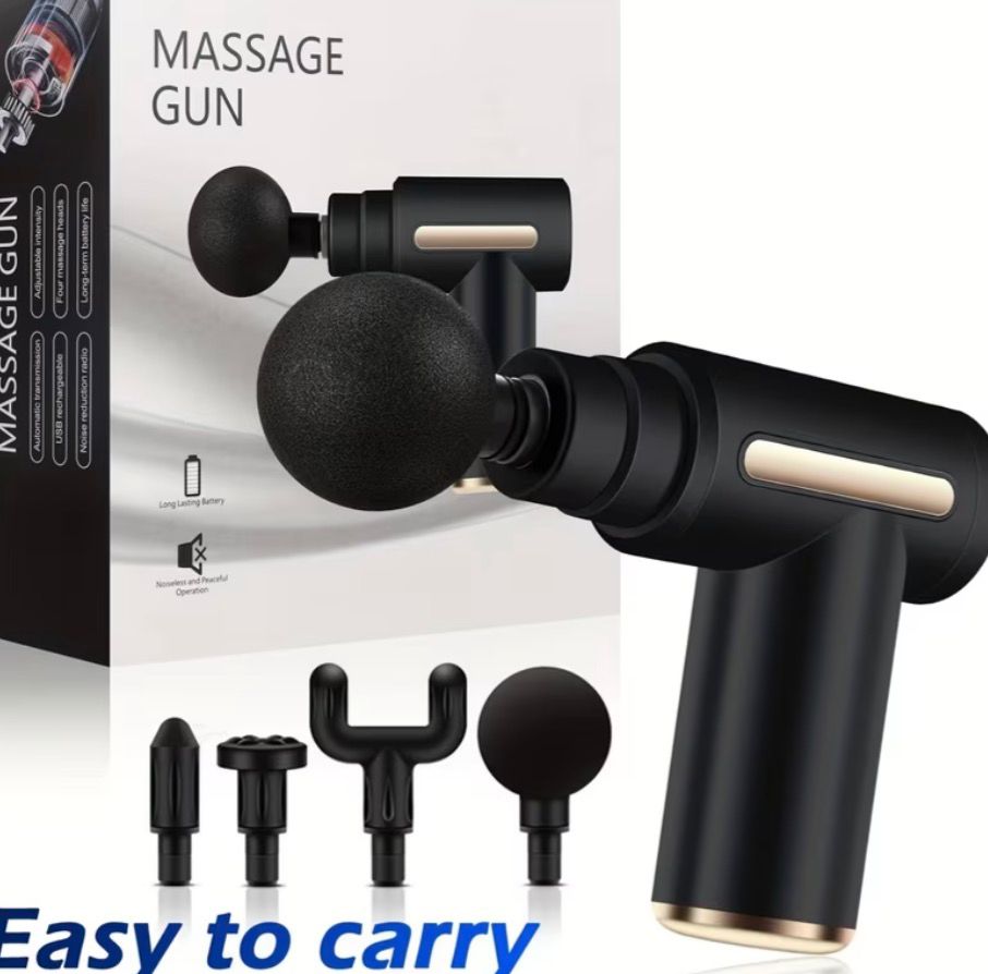 MASAJEADOR CORPORAL ELECTRICO RECARGABLE NEGRO - 1