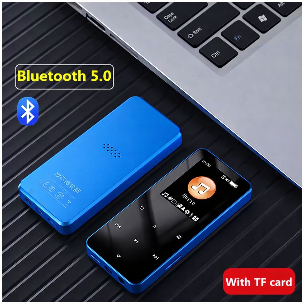 REPRODUCTOR MP3 BLUETOOTH 128 GB ZY001 LCD AZUL - 2