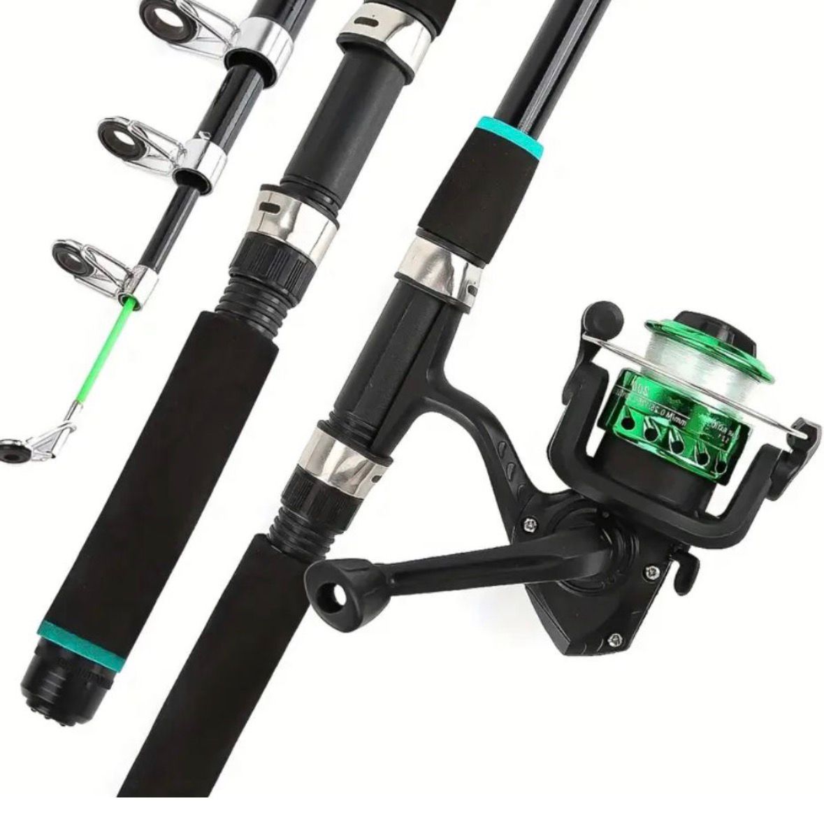 KIT 2 CAÑAS DE PESCAR CON ACCESORIOS 1.80 M - 2