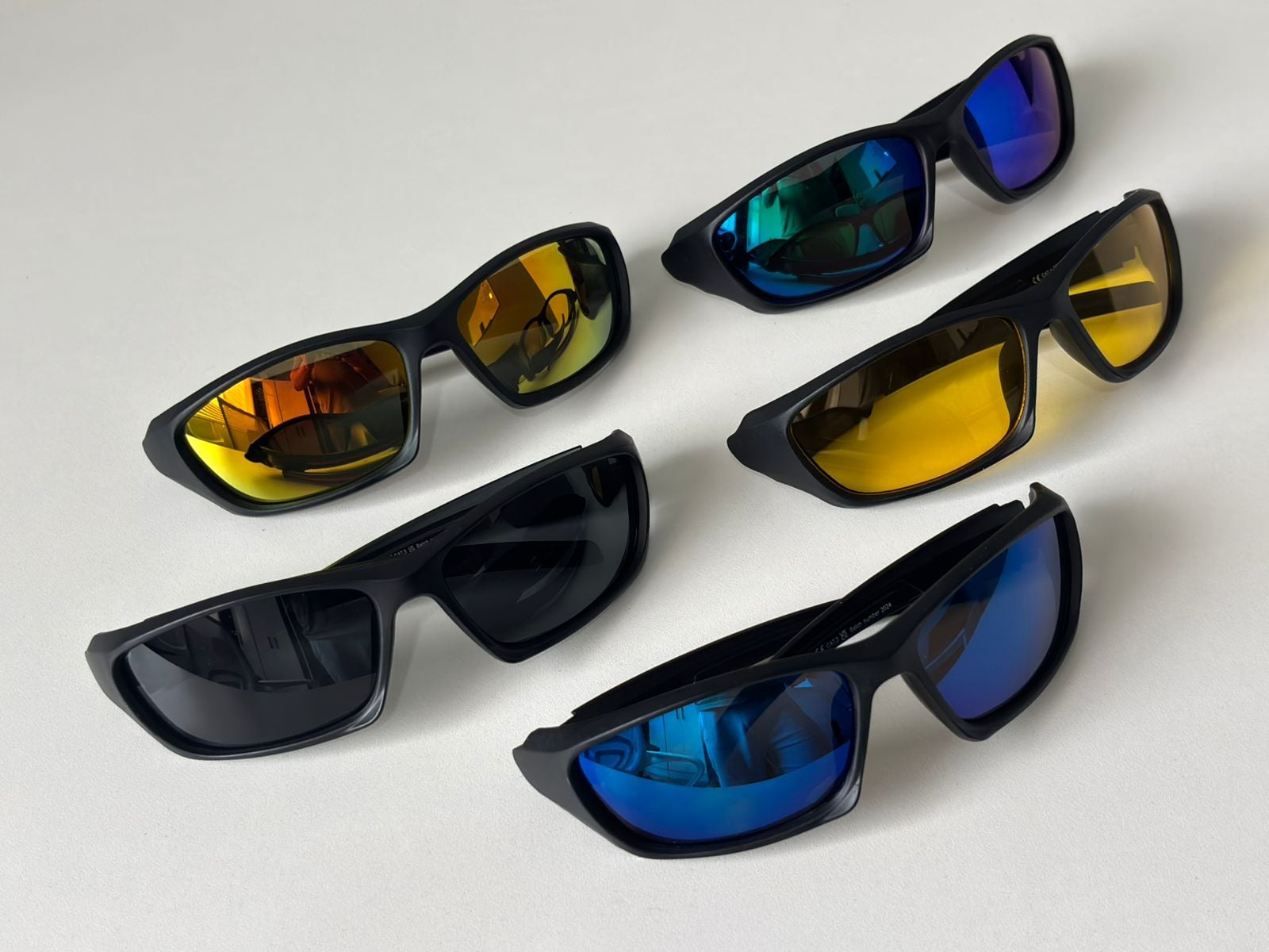 SET DE 5 GAFAS LENTES DE SOL PARA HOMBRE USO MULTIPLE - 4