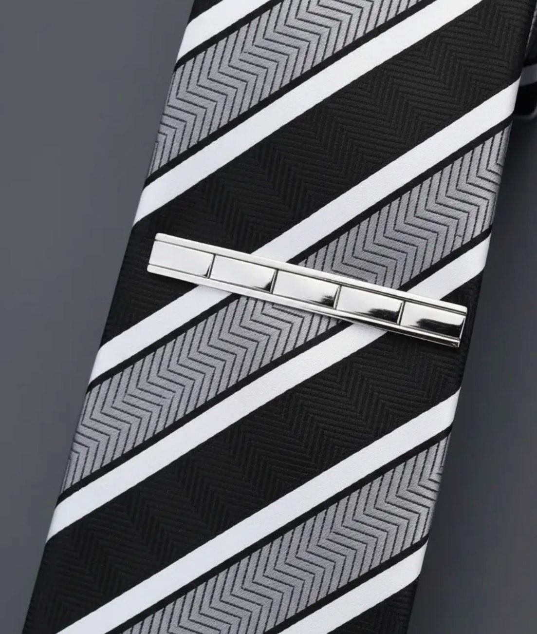 SET CORBATA PISA CORBATA GEMELOS Y PAÑUELO AZUL CON FIGURAS - 3