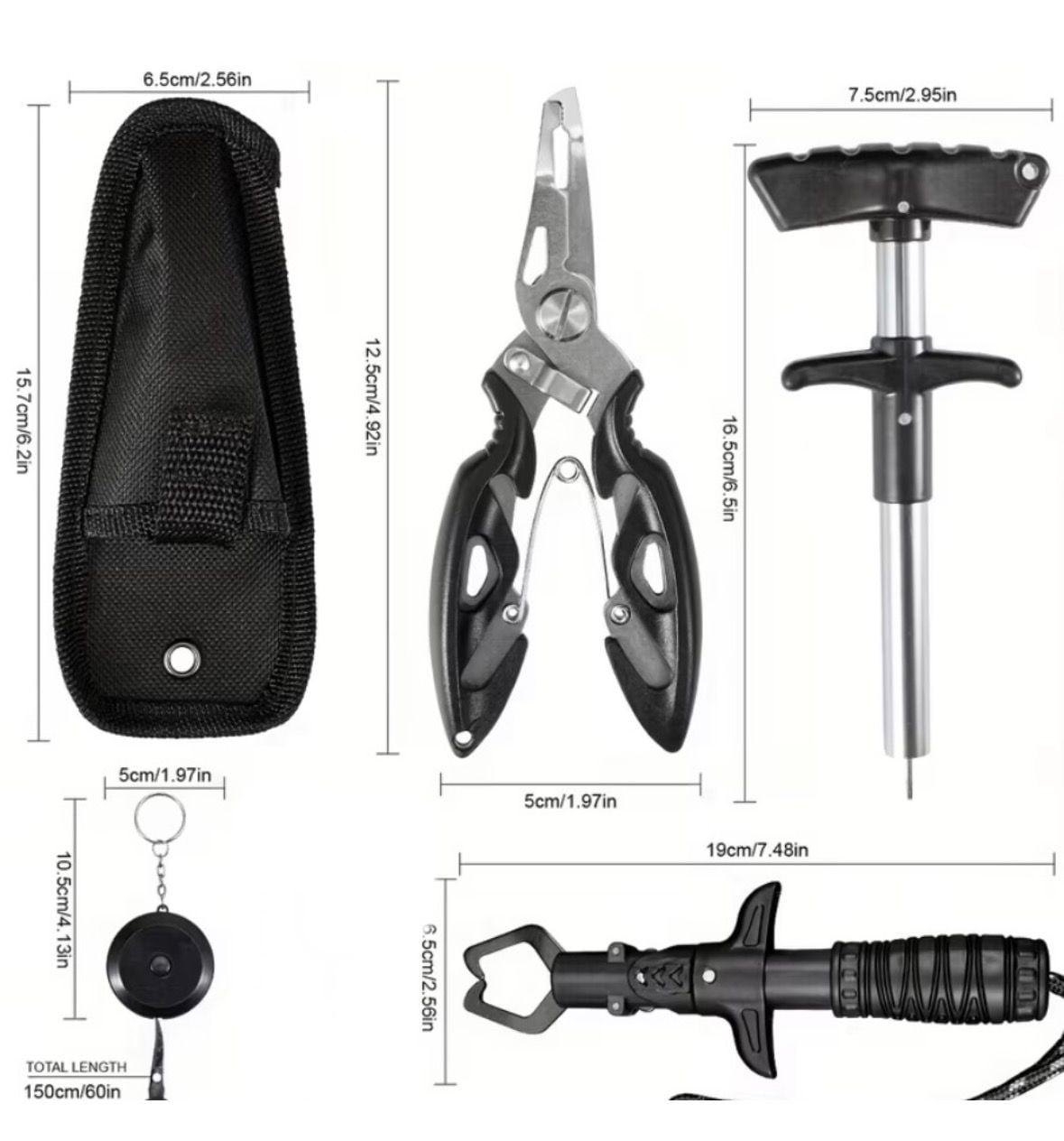 ACCESORIOS DE PESCA PESCAR CAÑA NEGRO - 2