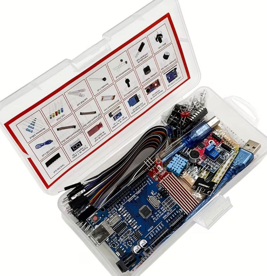 KIT DE ELECTRÓNICA CON ARDUINO UNO R3 CH340 + SENSORES Y COMPONENTES - 3