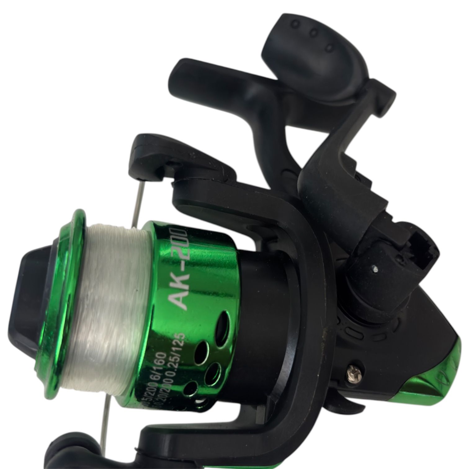 CARRETE PARA CAÑA DE PESCA PESCAR 521 BIDIESTRO VERDE - 2