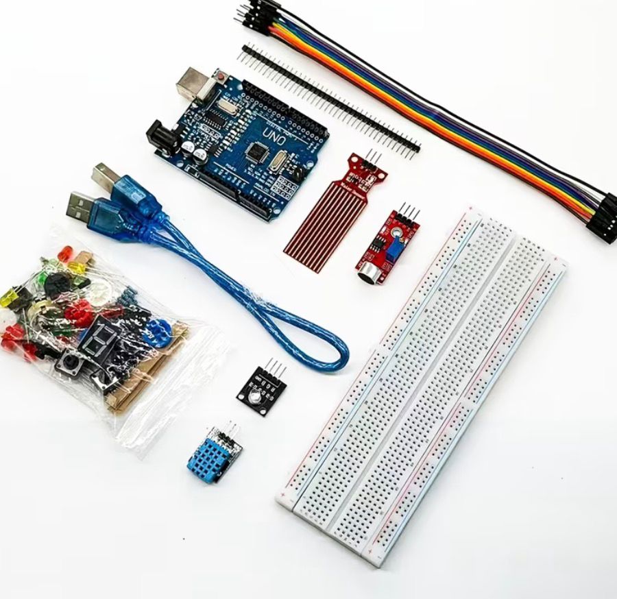KIT ELECTRÓNICA CON ARDUINO UNO R3 CH340 KLYSTR - 2