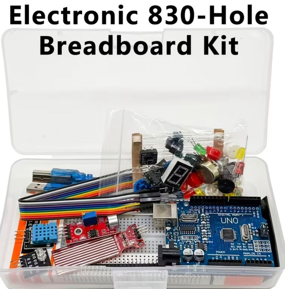 KIT ELECTRÓNICA CON ARDUINO UNO R3 CH340 KLYSTR - 4