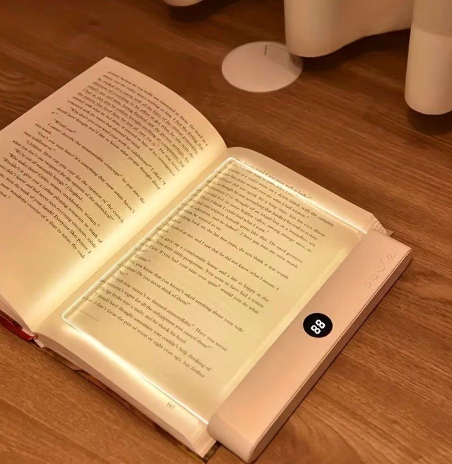 LUZ LAMPARA ROSA RECARGABLE TEMPORIZADOR LECTURA LEER LIBRO - 1