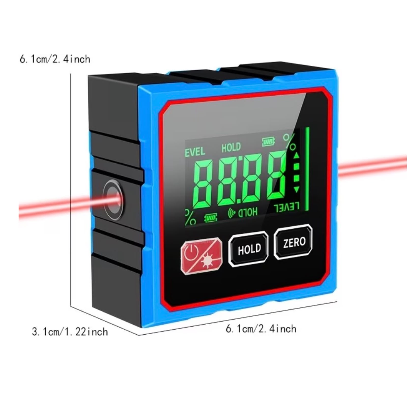 INCLINOMETRO DIGITAL LASER CRUZ RECARGABLE - 3