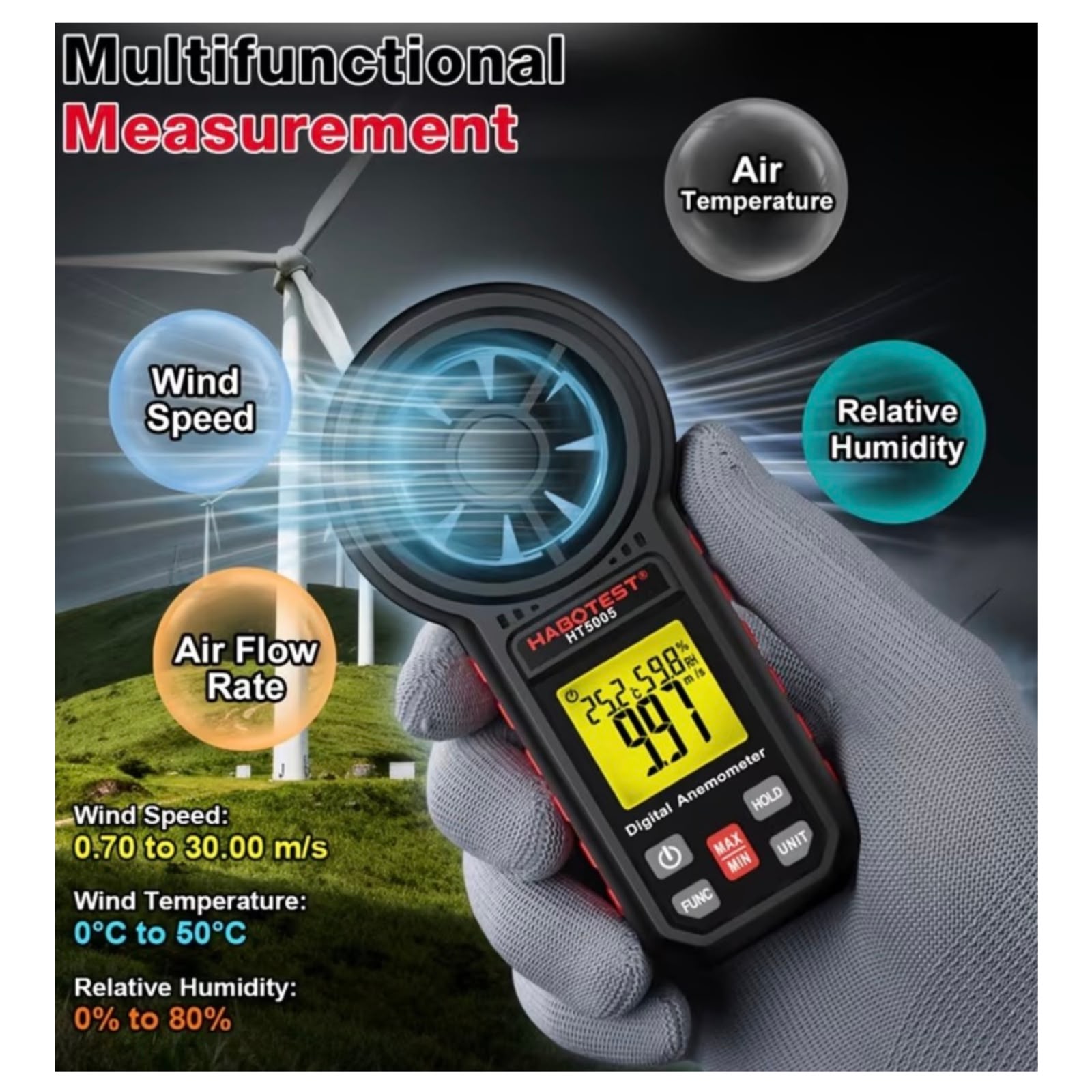 ANEMOMETRO HABOTEST PROFESIONAL - 4
