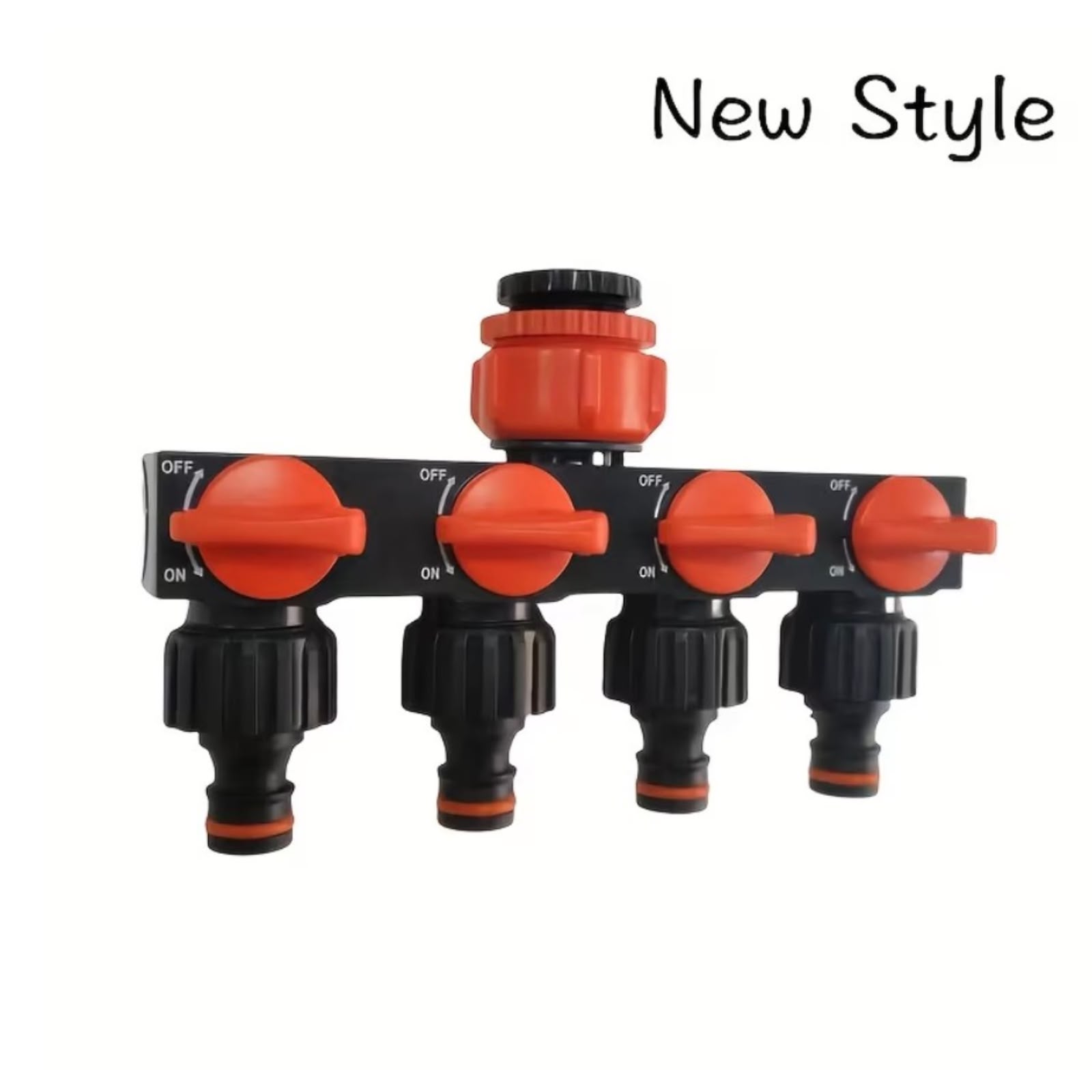 CONECTOR GRIFO DIVISOR DE MANGUERA 4 VIAS PARA VARIOS TAMAÑOS DE GRIFO - 3