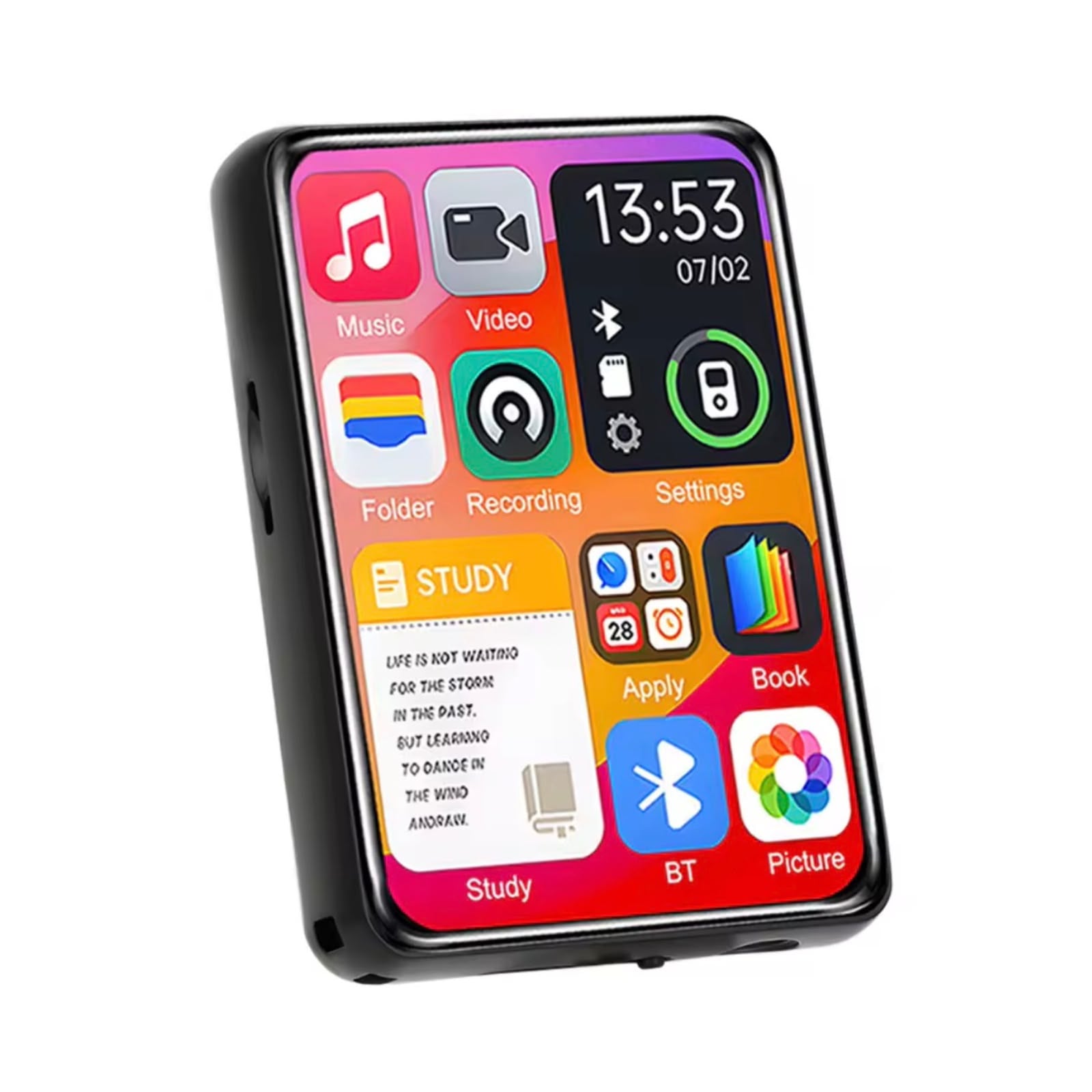REPRODUCTOR MP3/MP4 BLUETOOTH TACTIL 32GB - 1