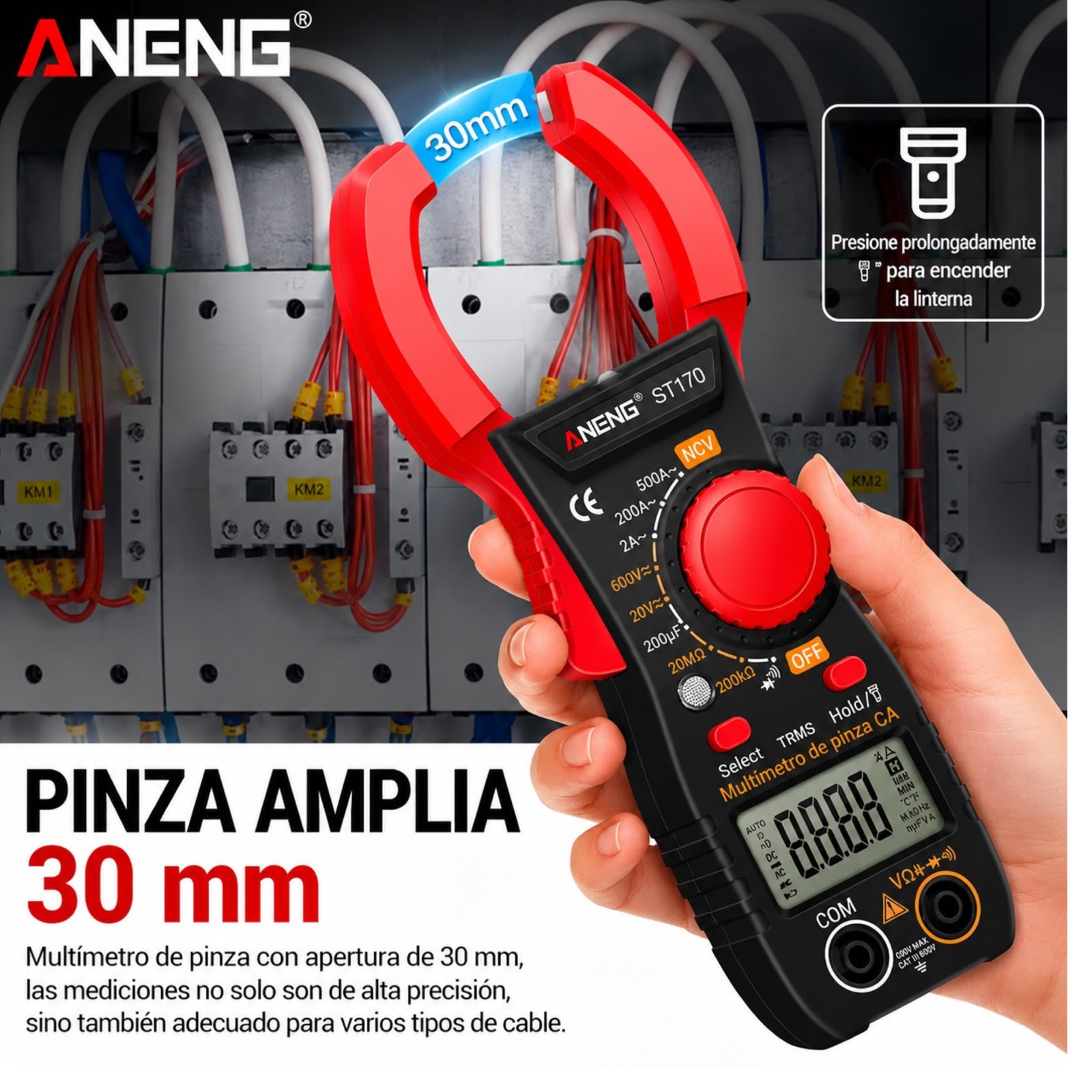 MULTIMETRO ANENG ST170 Y DETECTOR DE VOLTAJE - 2