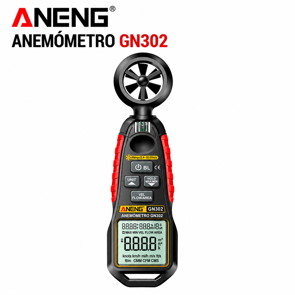 ANEMOMETRO DIGITAL ANENG GN302 - 4