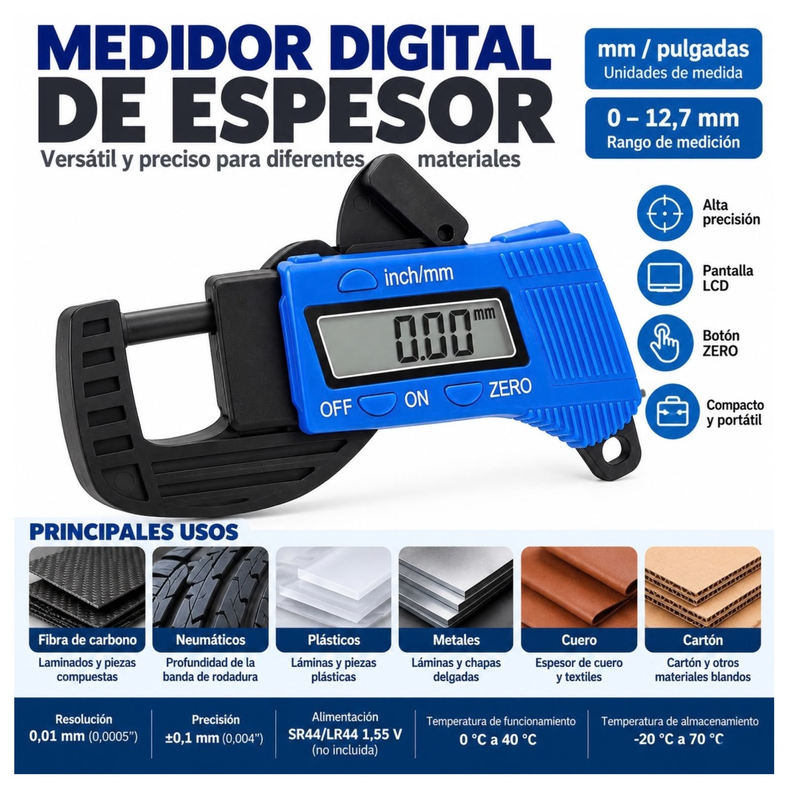 MEDIDOR DE ESPESOR DIGITAL - 3