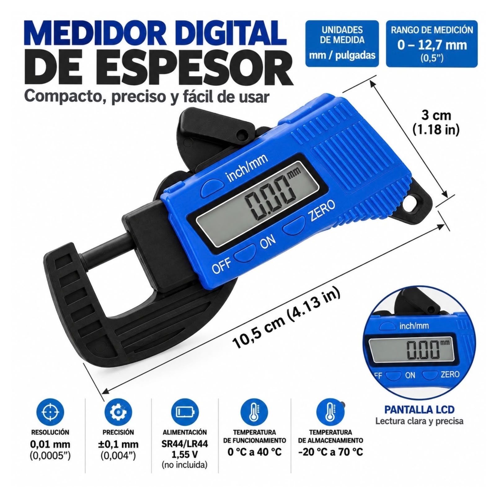 MEDIDOR DE ESPESOR DIGITAL - 4