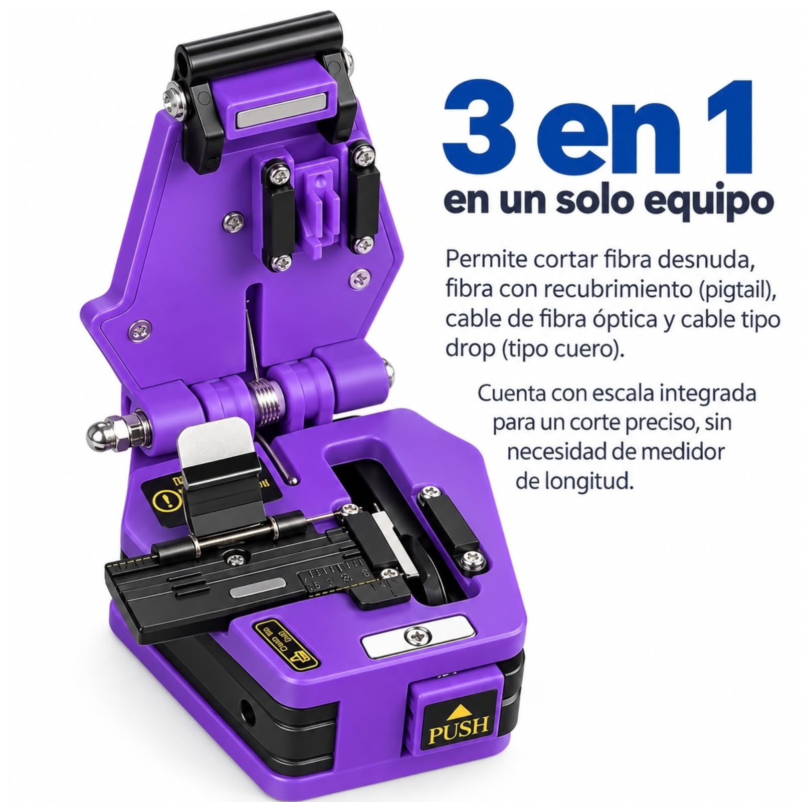 CORTADOR DE FIBRA ÓPTICA AUA-6C DE ALTA PRECISIÓN - 4