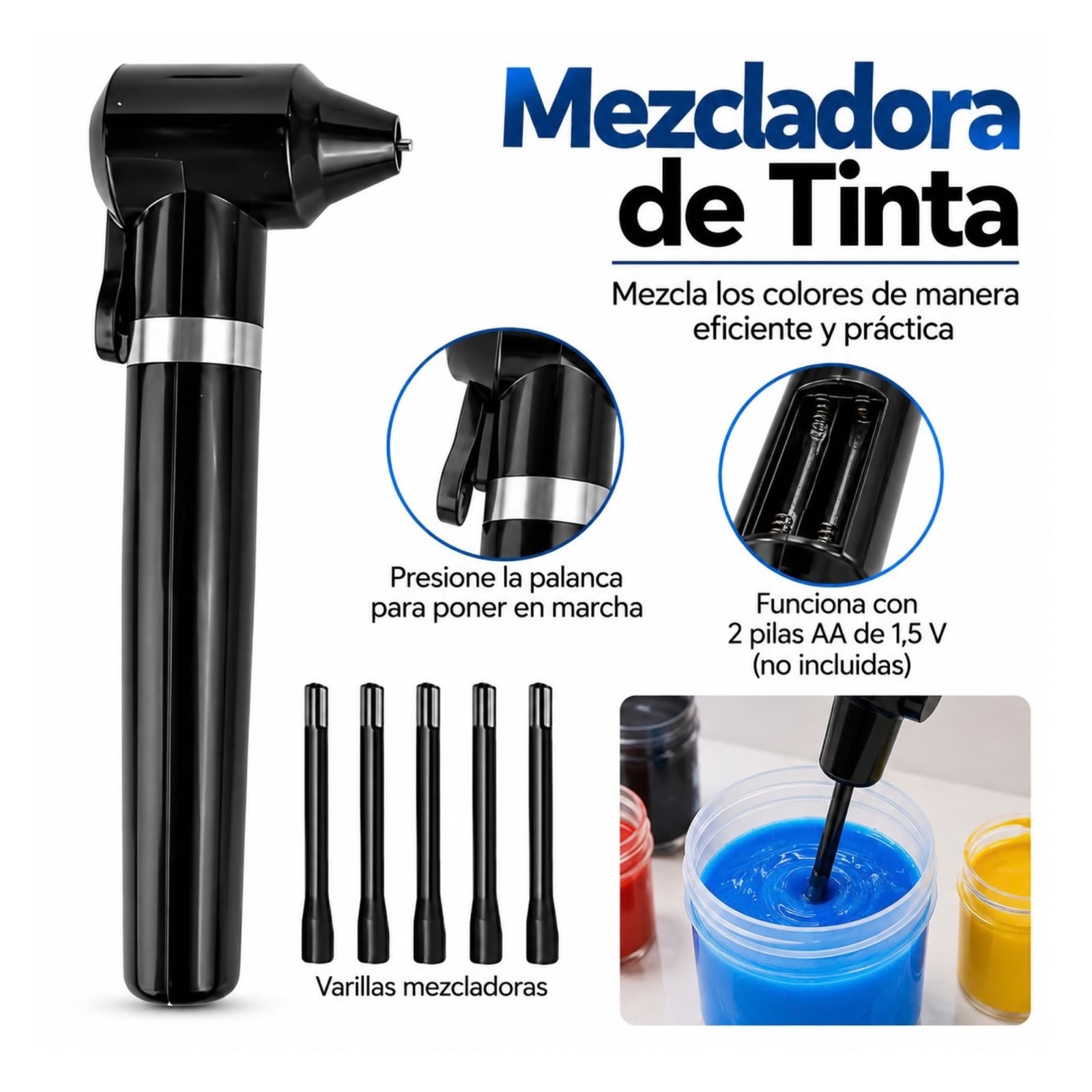 MEZCLADORA DE TINTA PARA TATUAJE - 1