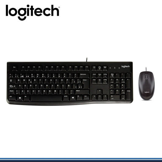KIT LOGITECH ALAMBRICO MK120 TECLADO Y MOUSE - 2