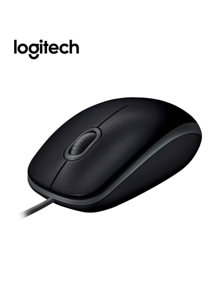 MOUSE LOGITECH M110 SILENT OPTICO CABLE USB BLACK - 3