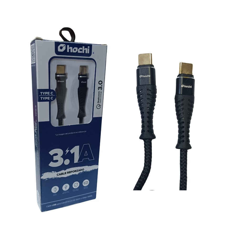 CABLE USB-C A USB-C 31A CARGA RAPIDA - 1