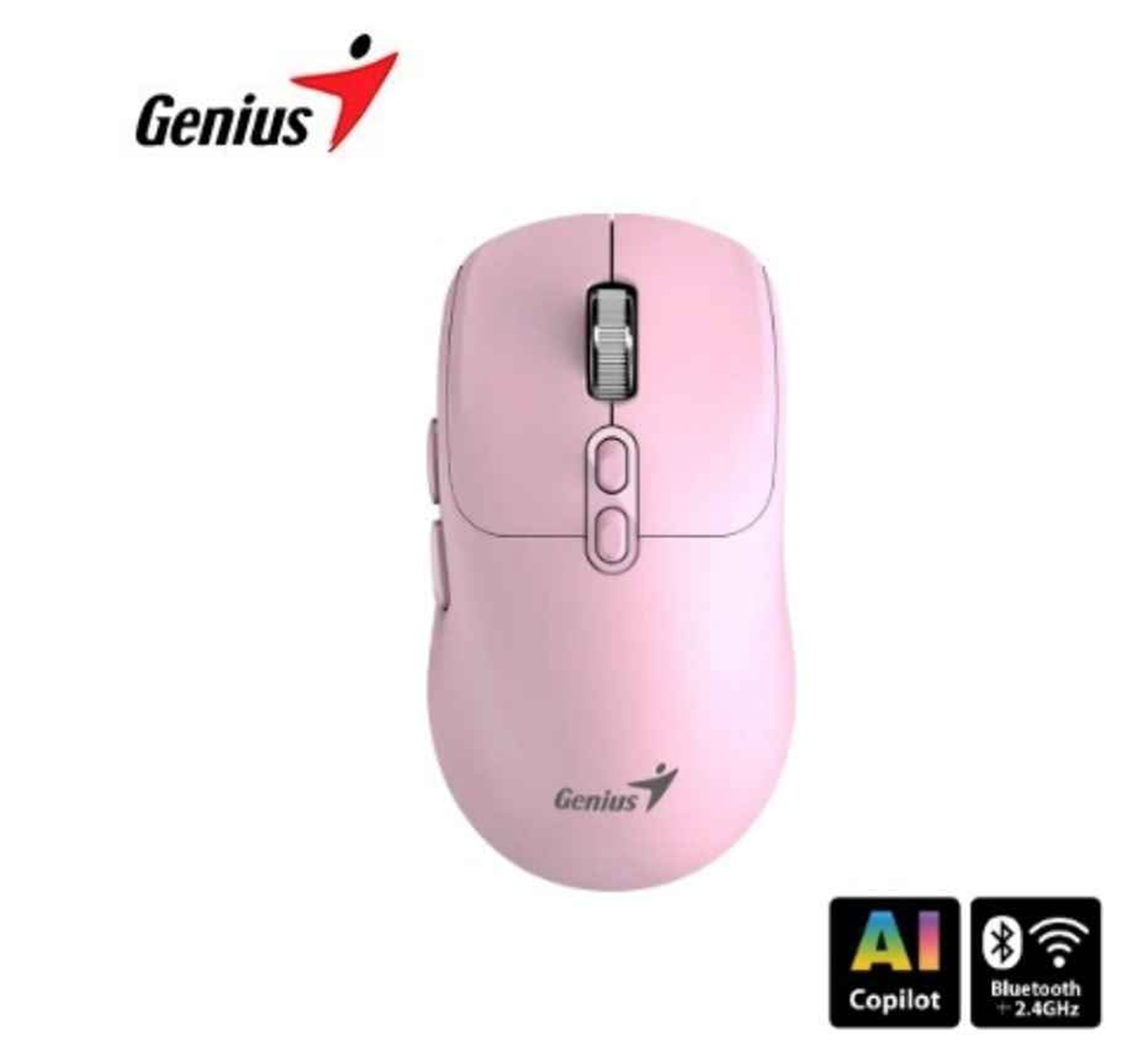 MOUSE GENIUS NX-8080S DUAL INALÁMBRICO / BLUETOOTH SILENT 7-BOT PINK - 1