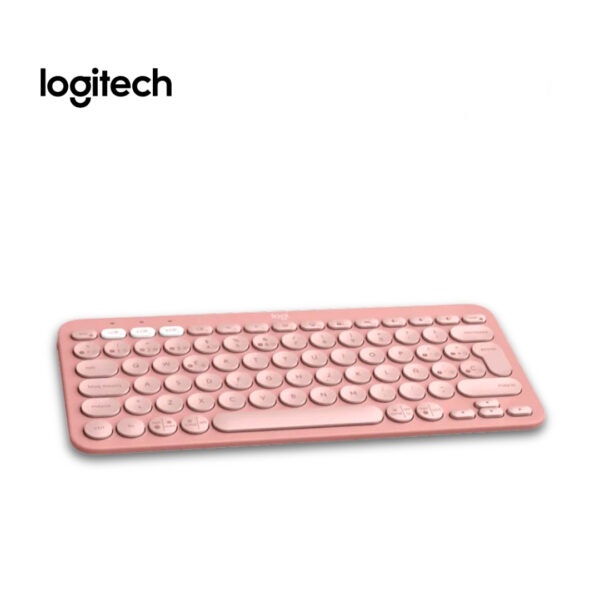 TECLADO LOGITECH PEBBLE 2 K380S BLUETOOTH/WIRELESS SP ROSE - 3
