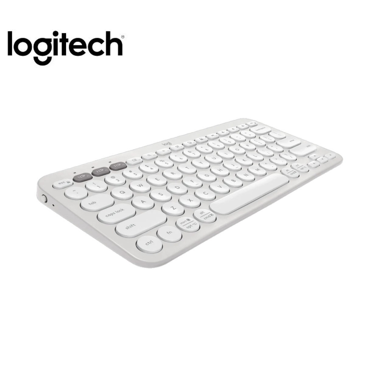 TECLADO LOGITECH PEBBLE 2 K380S BLUETOOTH/WIRELESS SP WHITE - 2