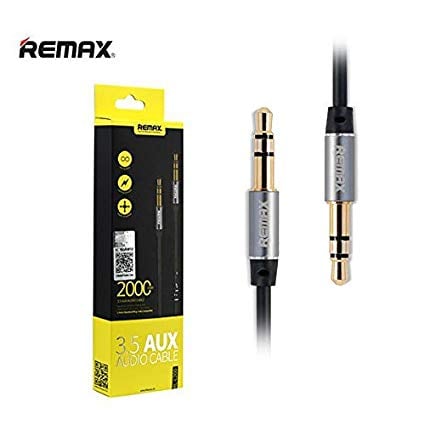 CABLE AUXILIAR STEREO 3.5MM AUDIO DE CALIDAD REMAX 2MT - 1