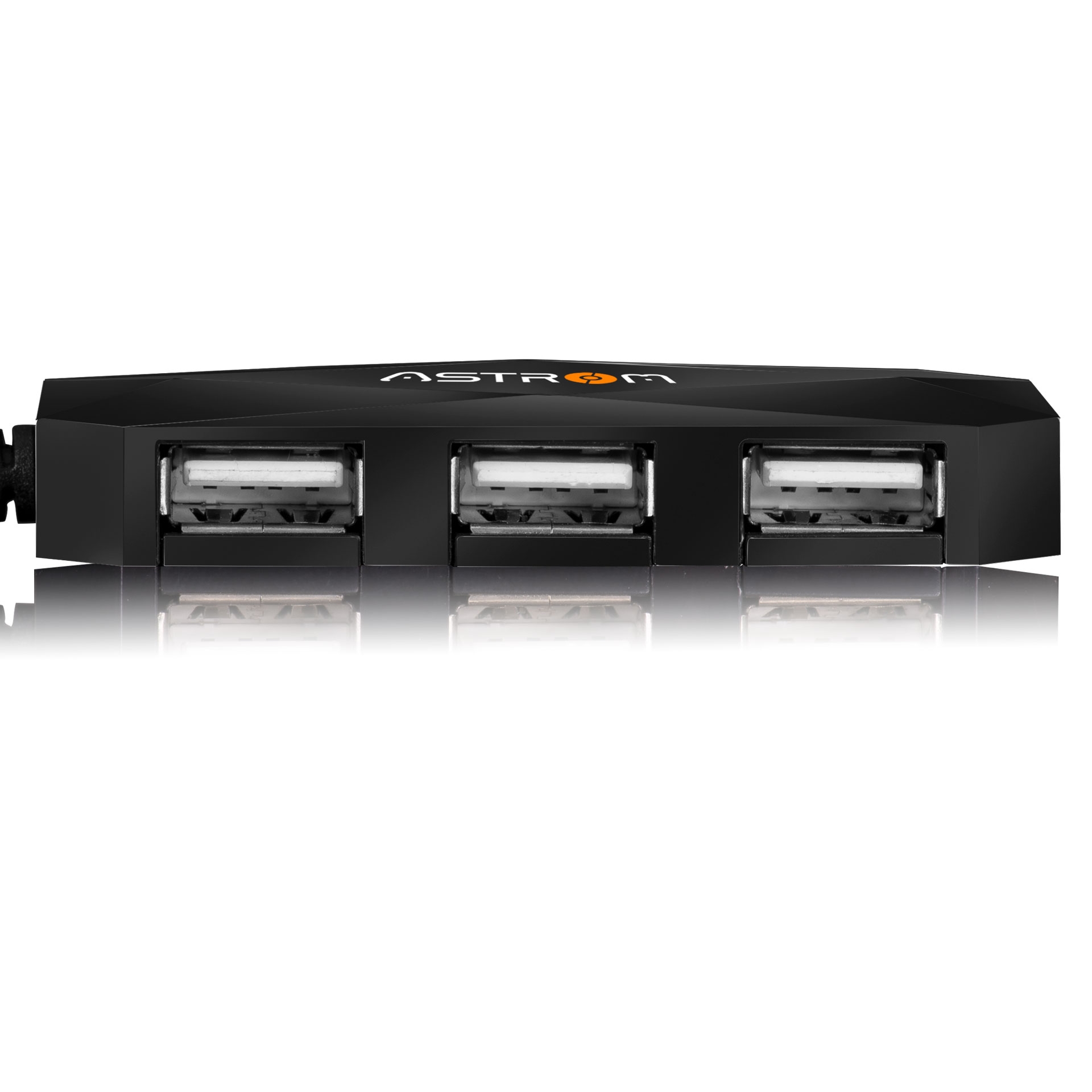 HUB USB 2.0 DE 4 PUERTOS ASTROM AT-1002 PC O LAPTOP - 4