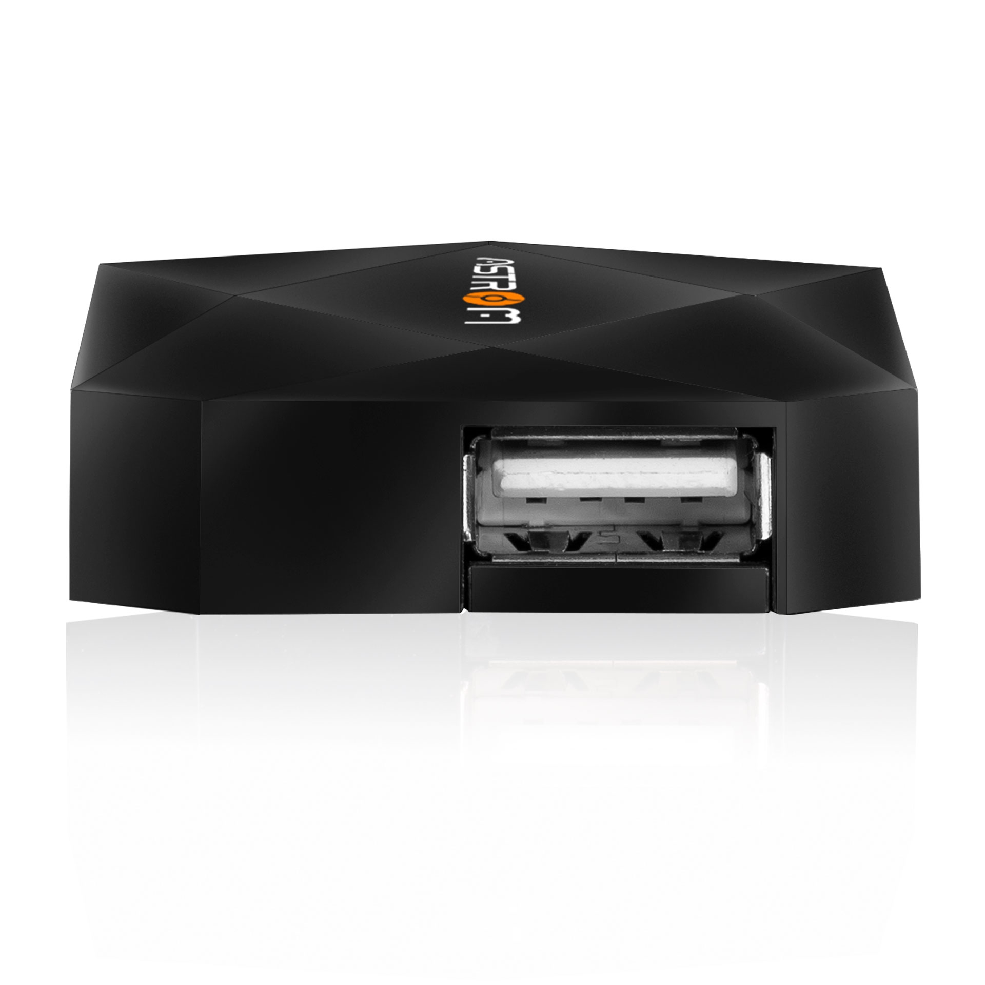 HUB USB 2.0 DE 4 PUERTOS ASTROM AT-1002 PC O LAPTOP - 5