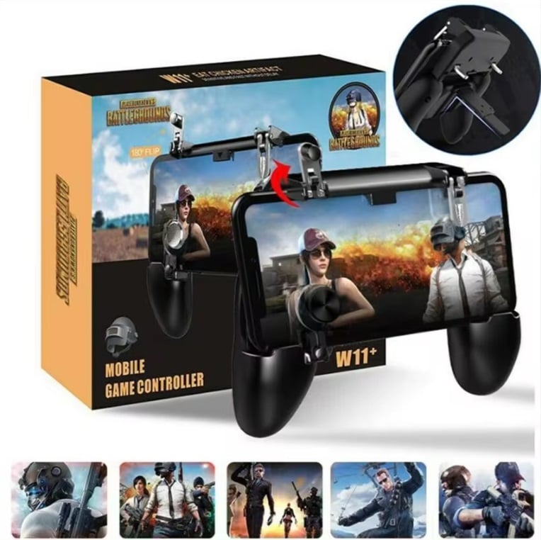 MANDO GATILLERO PARA CELULAR W11 L1 R1, PUBG, FORTNITE, FREE FIRE, CALL OF DUTY - 1
