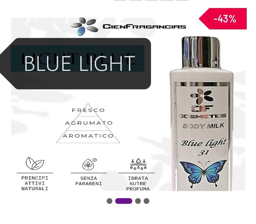 Blue Light Body Raps Ripley - BODY MILK ALTERNATIVO 200ML BLUE LIGHT VEGANO ORGANICO CRUELTY ...