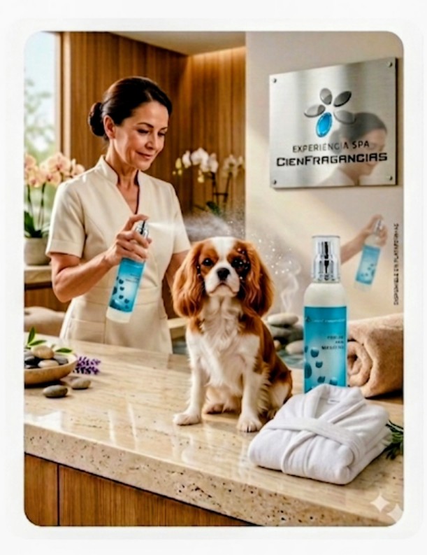PERFUME VEGANO PARA PERROS Y GATOS MACHOS CIENFRAGANCIAS CIEN ESENCIAS AMADERADO ESPECIADO, SUAVE Y ELEGANTE 150ML - 5
