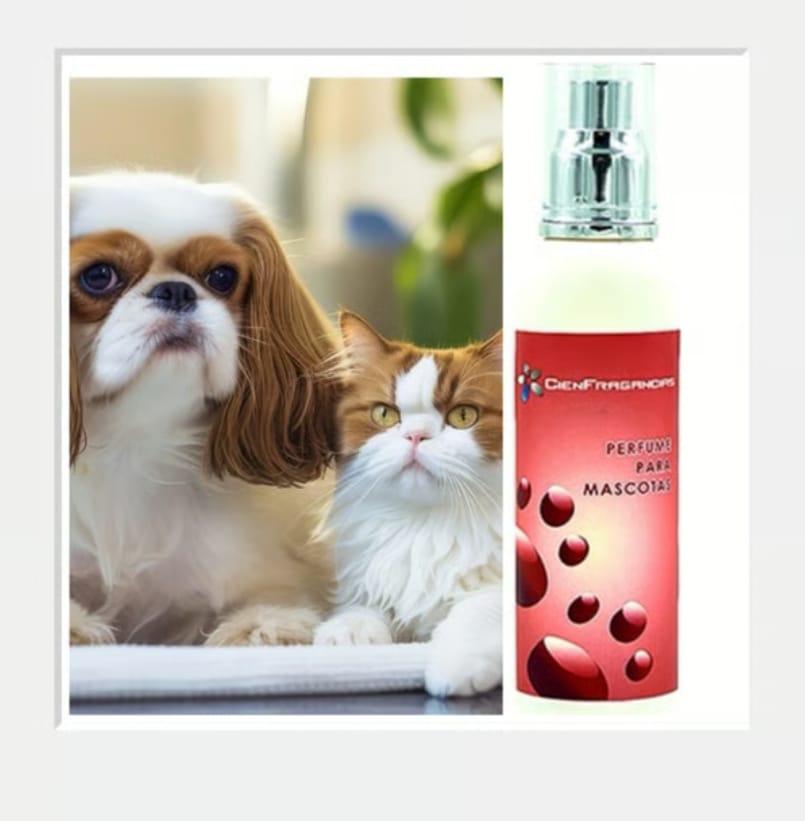 PERFUME VEGANO PARA PERROS Y GATOS HEMBRAS CIENFRAGANCIAS CIEN ESENCIAS 150ML ALTA GAMA - 6