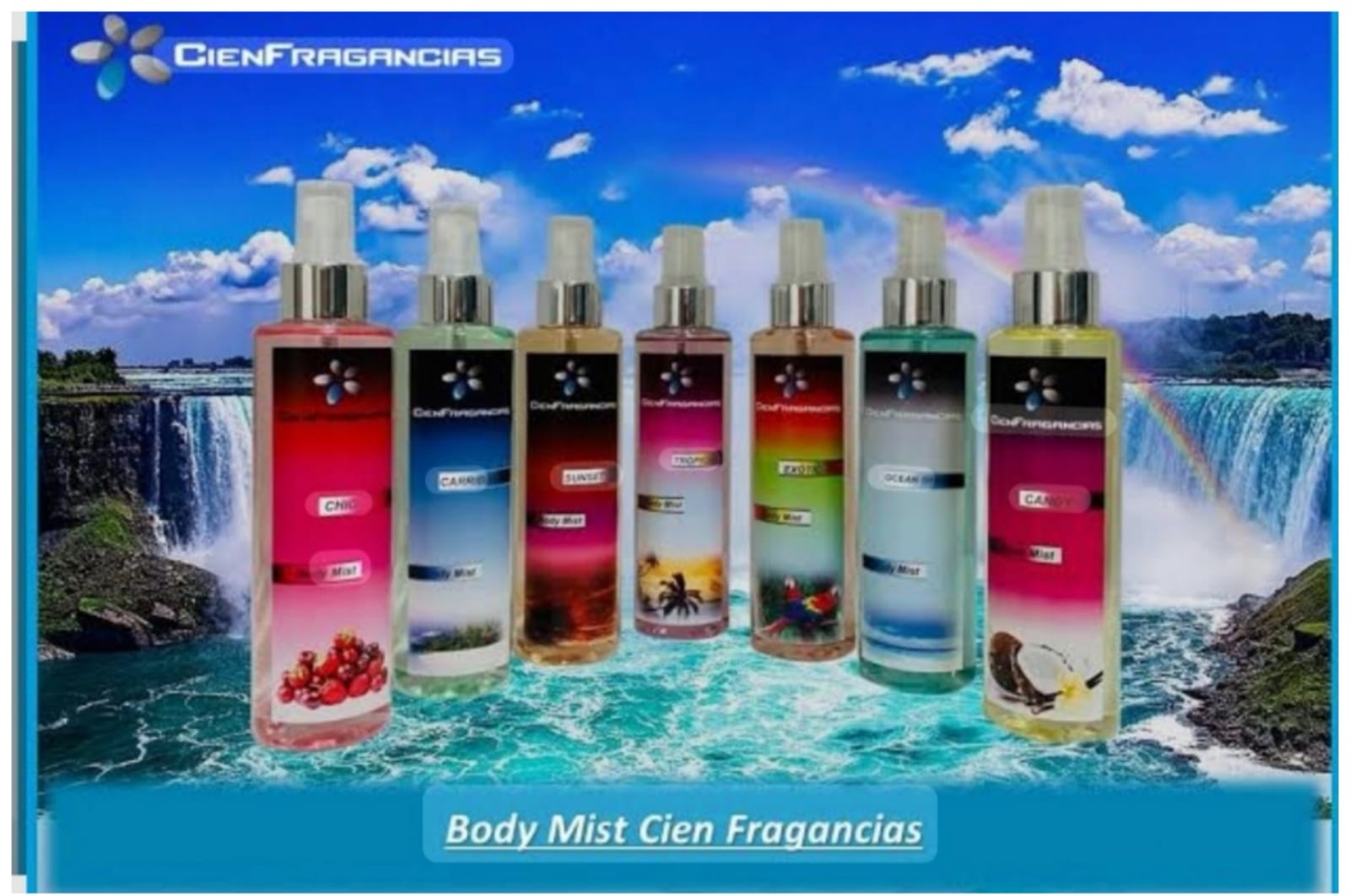 BODY MIST VEGANO BREEZE CIENFRAGANCIAS CIEN ESENCIAS FLORAL ACUÁTICO, HIDRATATANTE 24H - 2