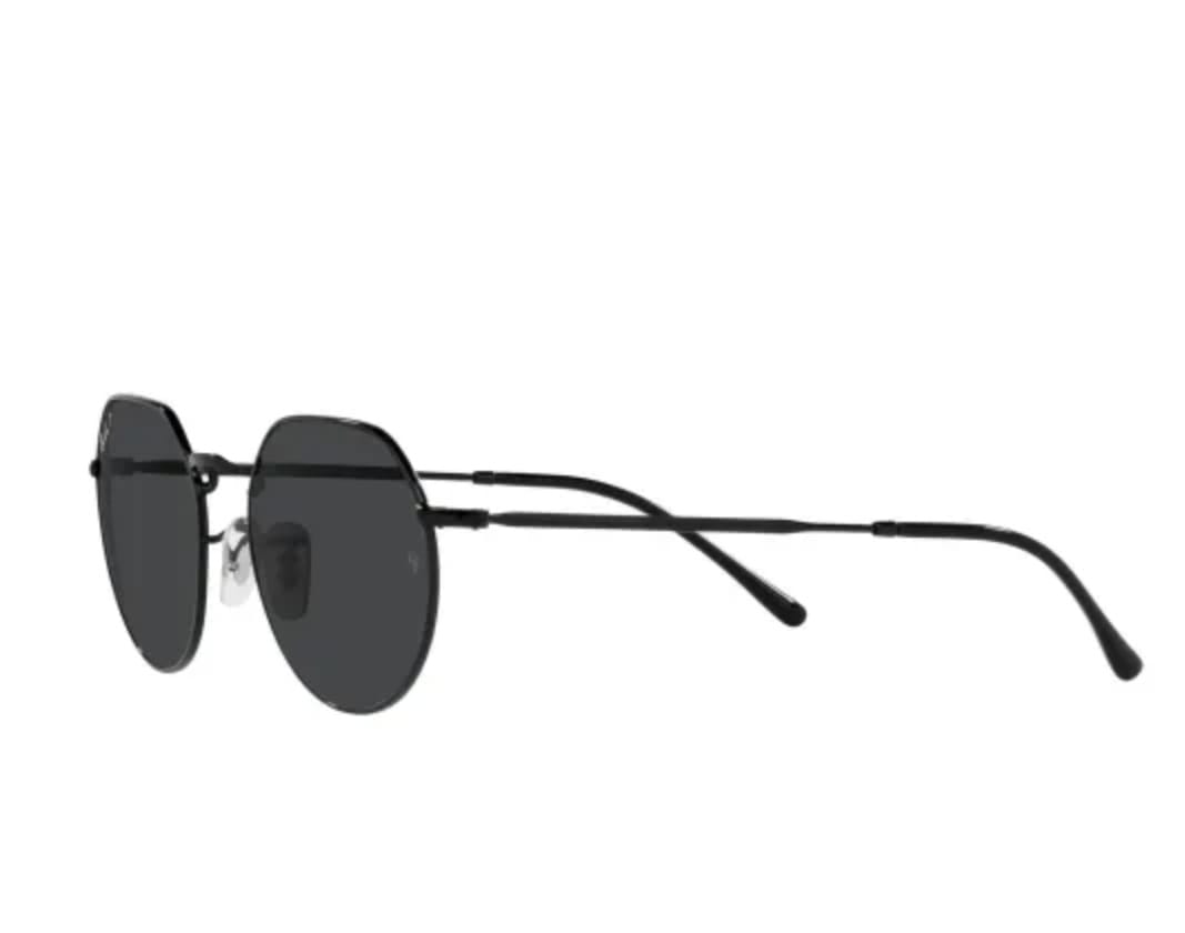 LENTES DE SOL UNISEX UV400 DE LUJO ITALIANOS NEGROS CON LUNAS GREEN MIRROR BLUE Y PATILLAS METÁLICAS NEGRO - 3