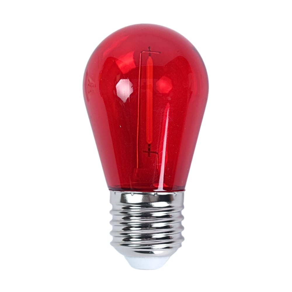 FOCOS LED VINTANGE DE COLORES VERDE ROJO AMARILLO CAJA X6 UNID E27 2W ORANGE PACK X2 / ... - 5
