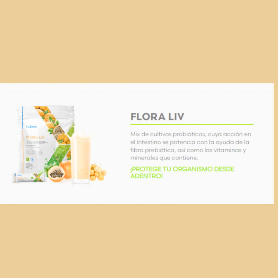 FUXION FLORA LIV SUPLEMENTO NUTRICIONAL PACK 2 BOLSAS - 4