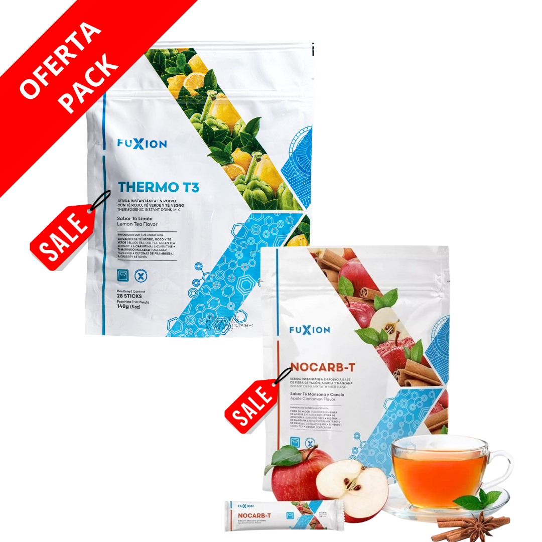 SUPLEMENTO FUXION THERMO T3 Y NOCARB T PACK 2 BOLSAS - 1