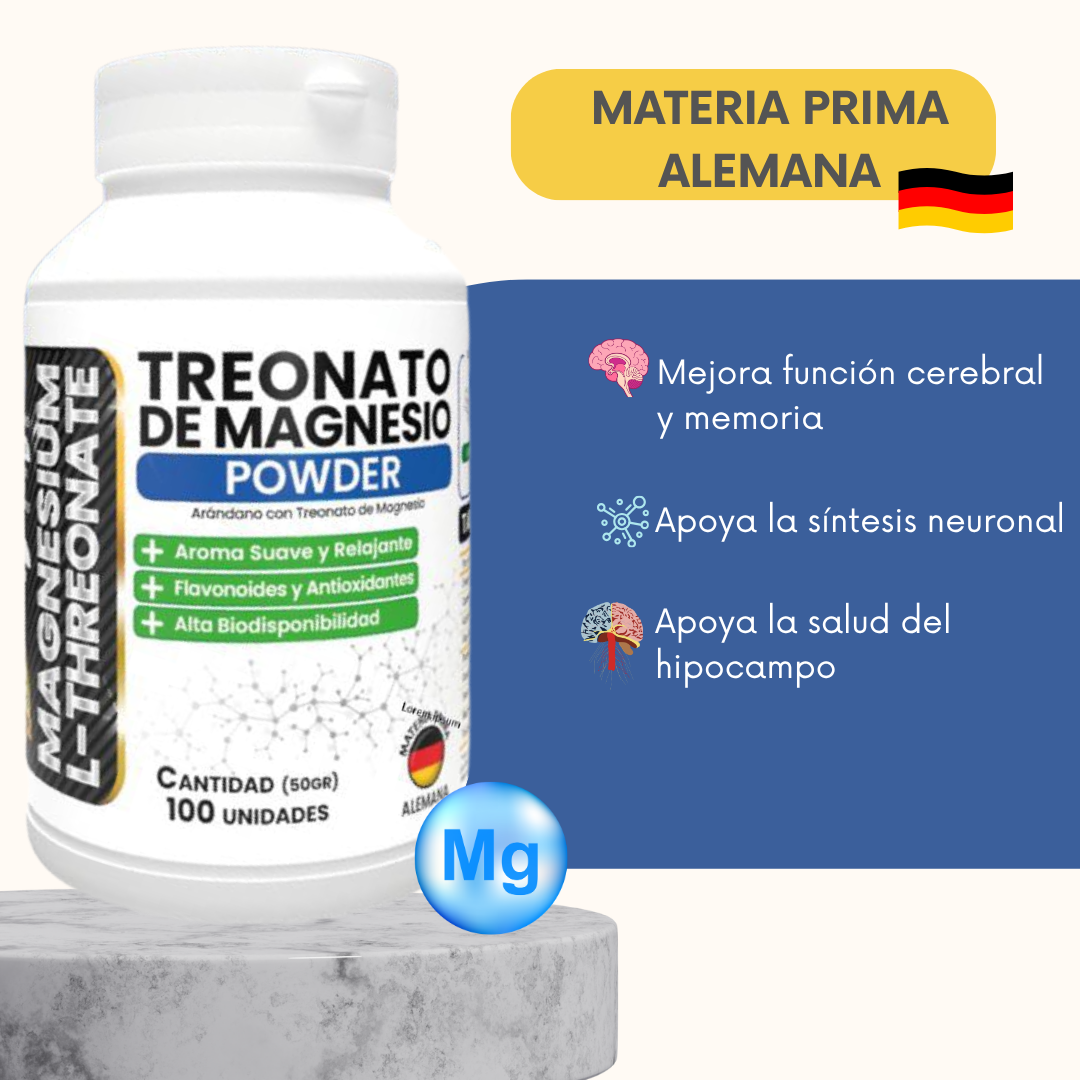 TREONATO DE MAGNESIO ALEMÁN 100 CAP - 2