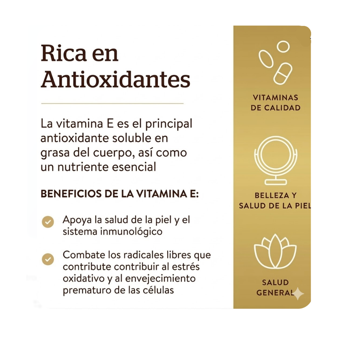 VITAMINA E 1000 IU SOLGAR 100 SOFTGELS - 4
